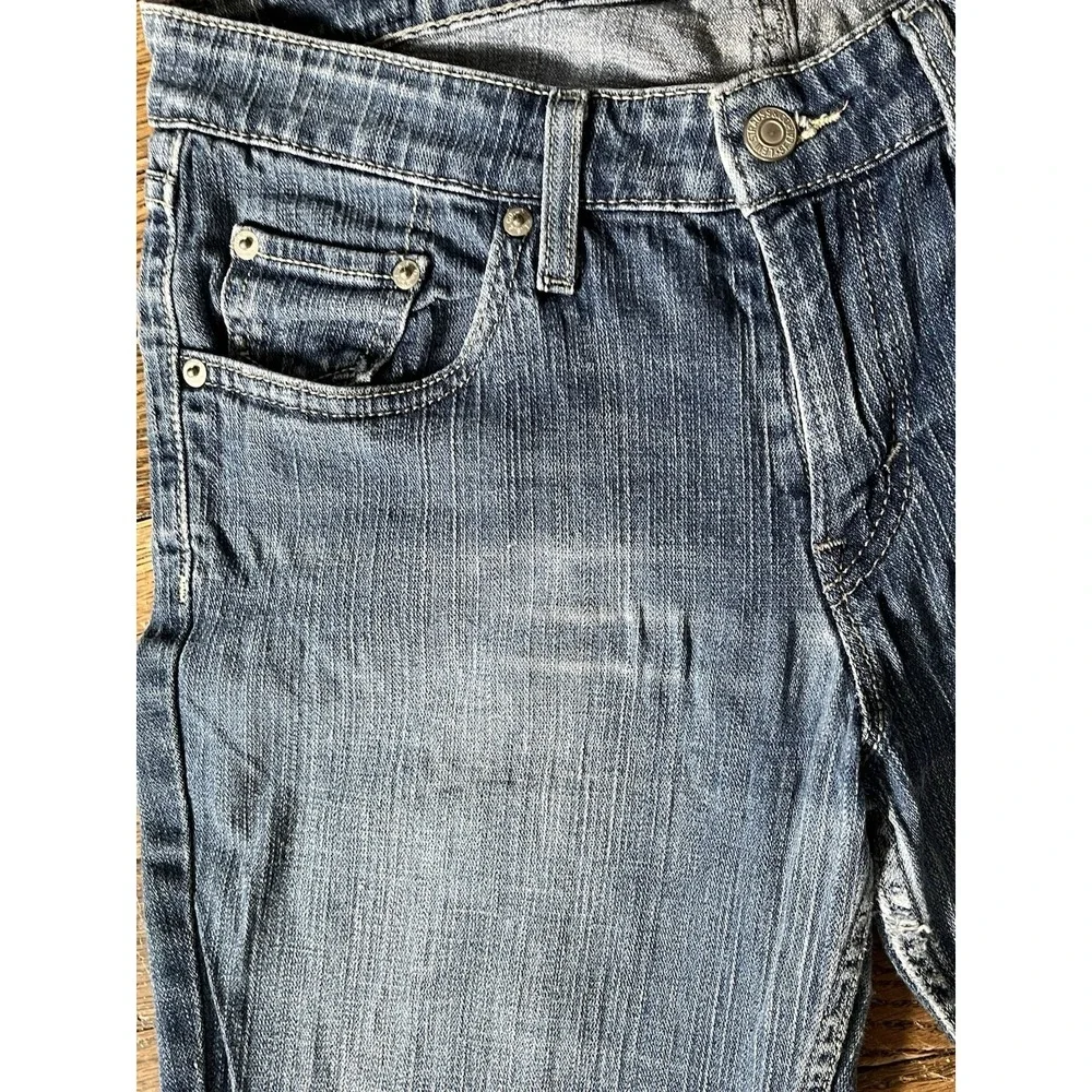 Levi's 518 Jeans Womens Sz 9S Superlow Boot Cut Light Wash Actual‎ Fit (30x27.5)